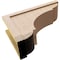 Ekena Millwork 9"W x 27"D x 18"H Classic Bryant Rough Cedar Woodgrain TimberThane Corbel, Primed Tan CORUR09X27X18BRYRCPR - alternate 2
